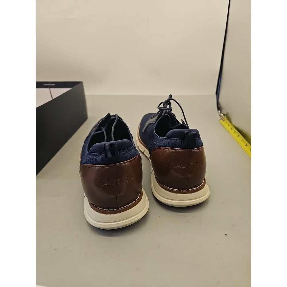 New Men's NAUTICA Lightweight Oxford‎ Shoes Navy Dress Shoes Sz  12 New